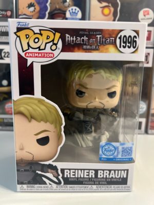 Funko POP! Animation Attack on Titan Reiner Braun Limitierte Auflage - Unvollkommene Box