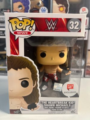 Funko POP! WWE "The Heartbreak Kid" Shawn Michaels Edition Limitée Walgreens - Boîte Imparfaite