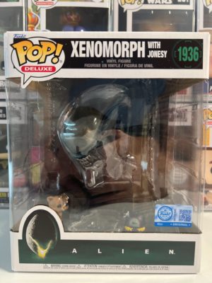 Funko POP! Deluxe Movies Alien Xenomorph with Jonesy 15cm Edition Limitée - Boîte Imparfaite
