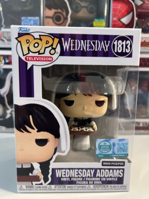 Funko POP! Television Wednesday - Wednesday Addams with Fudge Limitierte Auflage Supreme 9500 Stück - Unvollkommene Box