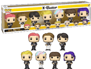Funko POP! 7-Pack Rocks BTS - Butter Edition Limitée