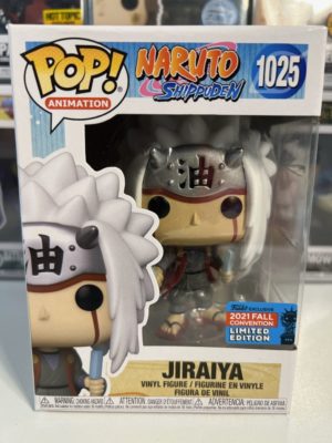 Funko POP! Animation Naruto Shippuden Jiraiya mit Eis am Stiel Limitierte Auflage Fall Convention 2021 - Unvollkommene Box