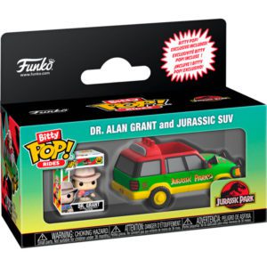 Funko POP! Bitty - Rides - Jurassic Park - Jurassic Park Dr. Alan Grant and Jurassic Suv