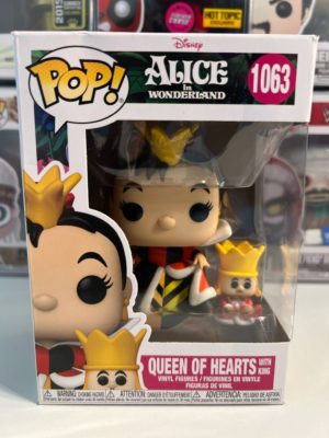 Funko POP! Disney Alice au Pays des Merveilles Queen of Hearts with King - Boîte Imparfaite