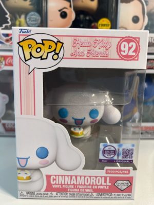 Funko POP! Hello Kitty and Friends - Cinnamoroll (With Dessert) Diamond Edition Limitée Elite 7500 Pièces - Boîte Imparfaite