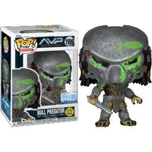 Funko POP! Movies Alien VS Predator Requiem Bull Predator Edition Limitée Phosphorescente