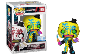 Funko POP! Movies Terrifier 3 - Art The Clown with Knife (Bloody) Blacklight Edition Limitée Chase