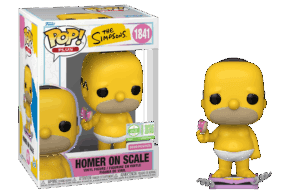 Funko POP! Plus Television Die Simpsons - Homer on Scale Limitierte Auflage Ultra 5000 Stück + Acrylbox
