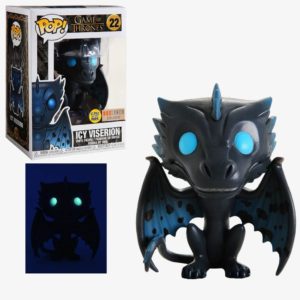 Funko POP! Television Game of Thrones Icy Viserion Glow in the Dark Limited Edition BoxLunch