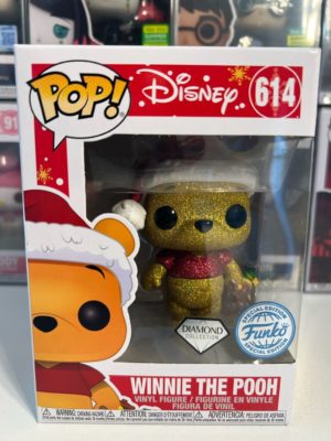 Funko POP! Winnie l'Ourson - Winnie the Pooh (Holiday) Diamond Edition Limitée - Boîte Imparfaite