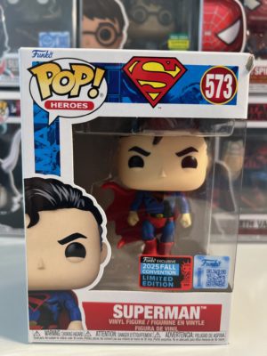 Funko POP! Heroes Superman - Superman (Deco) Edition Limitée Fall Convention 2025 - Boîte Imparfaite