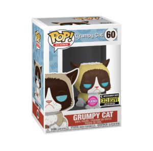 Funko POP! Icons Grumpy Cat Edition Limitée Floquée Entertainment Earth