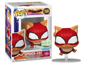 Funko POP! Marvel Spider-Man Across the Spider-Verse Spider-Cat Edition Limitée Floquée Ultra 5000 Pièces + Boîte Acrylique