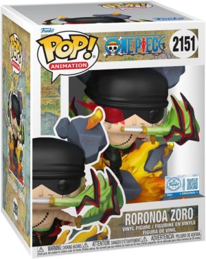 Funko POP! Premium Animation One Piece Roronoa Zoro (King of Hell) Limited Edition