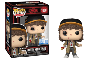 Funko POP! Television Stranger Things Dustin Henderson with Flashlight (Battle Damaged) Limitierte Auflage
