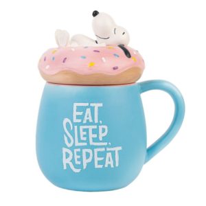 Mug Snoopy 3D Eat Sleep Repeat 500 ml