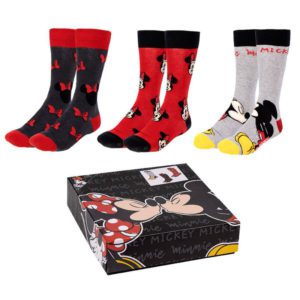 Set of 3 Minnie Mouse socks for adults