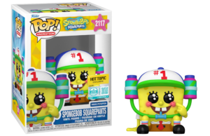 Funko POP! Animation Bob l'Eponge Spongebob Squarepants (Drink Hat) Edition Limitée Supreme Hot Topic 9500 Pièces