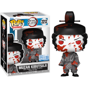 Funko POP! Animation Demon Slayer Muzan Kibutsuji (Black & White & Bloody) Edition Limitée