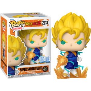 Funko POP! Animation Dragon Ball Z Vegito (Powering Up) Edition Limitée Phosphorescente Chase + Boîte Acrylique