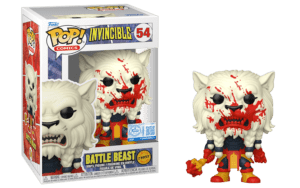 Funko POP! Comics Invincible - Battle Beast (Bloody) Edition Limitée Chase