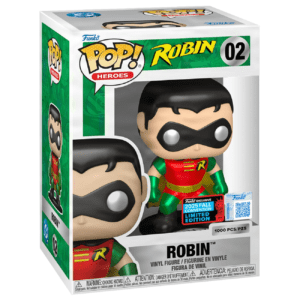 Funko POP! Heroes Batman - Robin Metallic Limited Edition 1000 Pieces Fall Convention 2025 + Acrylic Box