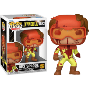 Funko POP! Television Invincible - Rex Splode (Battle Damaged) Edition Limitée Chase