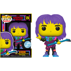 Funko POP! Television Stranger Things Blacklight Eddie with Guitar Limitierte Auflage