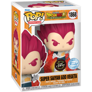 Funko POP! Animation Dragon Ball Super Broly - Super Saiyan God Vegeta Edition Limitée Phosphorescente Chase