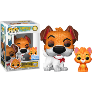 Funko POP! Disney Oliver & Company (1988) Dodger with Oliver Diamond Edition Limitée