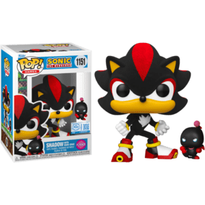 Funko POP! Games Sonic the Hedgehog Shadow with Dark Chao Edition Limitée Floquée