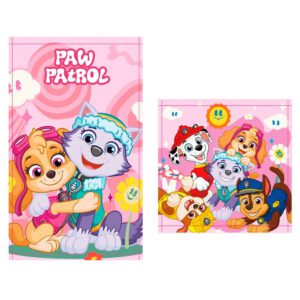 Lot de 2 serviettes de bain en coton Pat' Patrouille