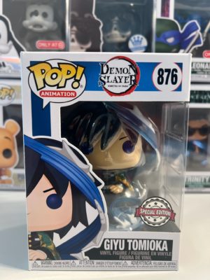Funko POP! Animation Demon Slayer Giyu Tomioka (Water Breathing) Edition Limitée - Boîte Imparfaite