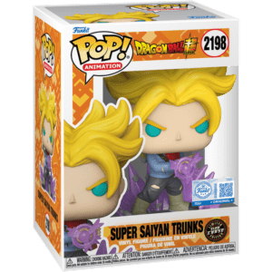 Funko POP! Animation Dragon Ball Super - Super Saiyan Trunks Edition Limitée Phosphorescente Chase