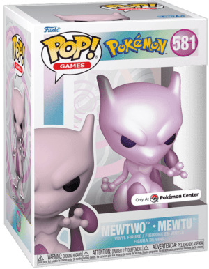 Funko POP! Games Pokémon Mewtwo Pearlescent Edition Limitée Pokémon Center