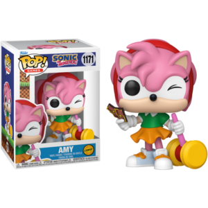 Funko POP! Games Sonic the Hedgehog Amy with Piko-Piko Hammer Limitierte Auflage Chase