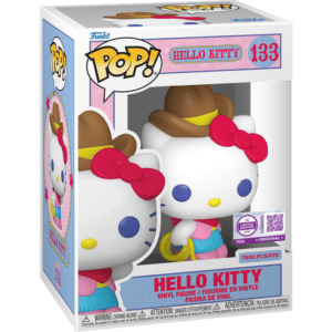 Funko POP! Hello Kitty and Friends - Hello Kitty (Cowgirl) Edition Limitée Elite 7500 Pièces + Boîte Acrylique
