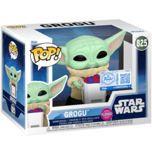 Funko POP! Star Wars The Mandalorian & Grogu - Grogu with Food Edition Limitée Floquée
