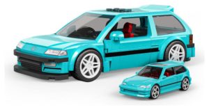Hot Wheels Speed Series Mattel Brick Shop 1/32 Custom ’90 Honda Civic EF