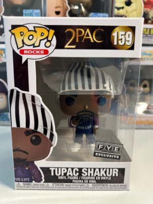 Funko POP! Rocks 2Pac Tupac Shakur (Thug Life Overalls) Edition Limitée FYE - Boîte Imparfaite