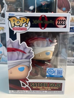 Funko POP! Animation Jujutsu Kaisen 0 Satoru Gojo (Red Energy) Limited Edition - Imperfect Box