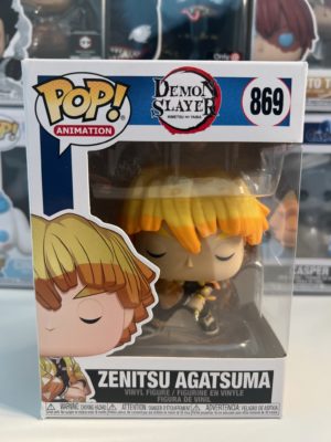 Funko POP! Animation Demon Slayer Zenitsu Agatsuma - Boîte Imparfaite