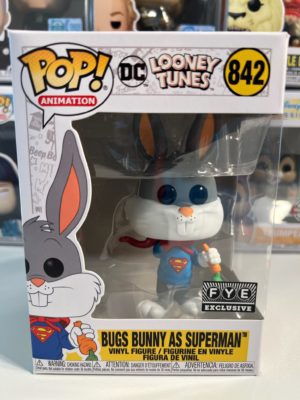 Funko POP! Animation DC Looney Tunes Bugs Bunny as Superman Edition Limitée FYE - Boîte Imparfaite