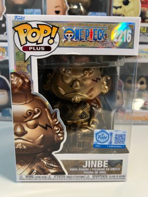 Funko POP! Plus Animation One Piece 25th Anniversary Jinbe (Bronze Statue) Limited Edition - Imperfect Box