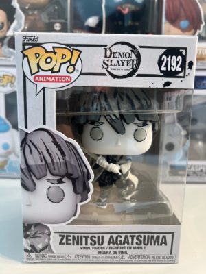 Funko POP! Animation Demon Slayer Zenitsu Agatsuma (Sumi-Ink) - Boîte Imparfaite