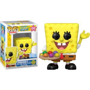 Funko POP! Animation Bob l'Eponge Spongebob with Pretty Patties Edition Limitée Phosphorescente