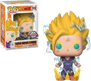 Funko POP! Animation Dragon Ball Z Super Saiyan 2 Gohan Edition Limitée Phosphorescente + Boîte Acrylique