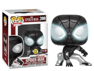 Funko POP! Games Marvel Gamerverse Spider-Man (Negative Suit) Edition Limitiée Phosphorescente GameStop