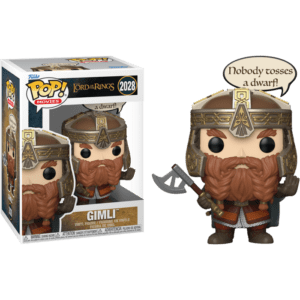 Funko POP! Movies Le Seigneur des Anneaux Gimli (Nobody Tosses a Dwarf)