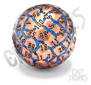 CritStones D100 dés Métal Hextech Orb